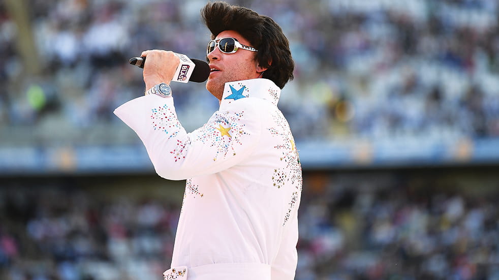 T20 cricket family day out: Elvis entertainment